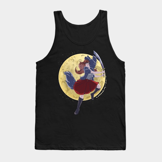 Night Warrior Tank Top by CloudyNight_Creature